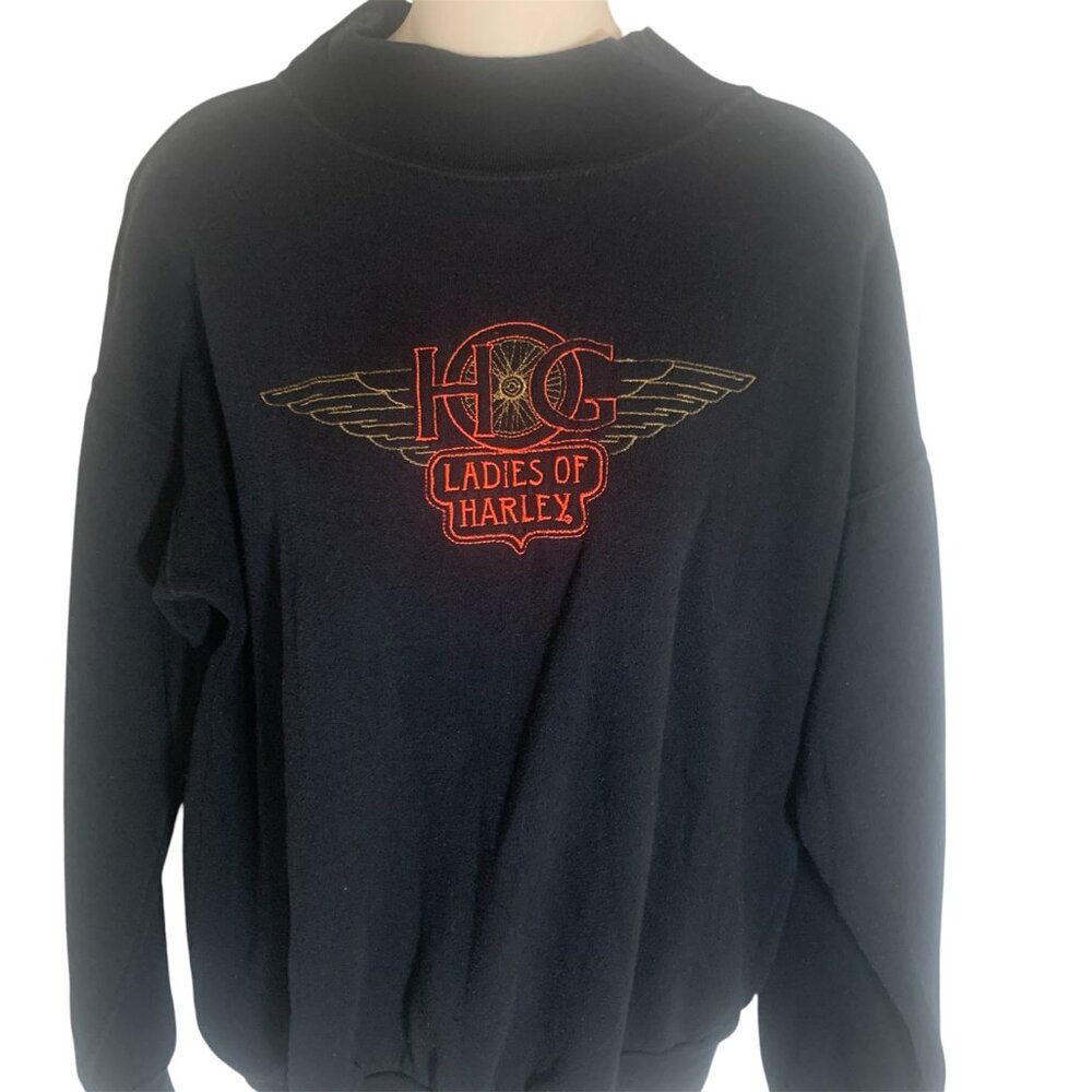 HOG Vintage Label Sweatshirt Harley Owners Size 2X